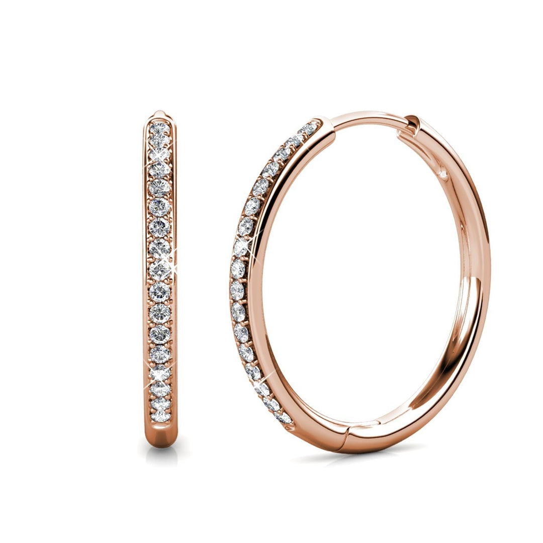 Sorel Pave Earrings | Classic White