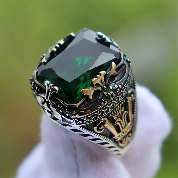Turquoise Vintage Seal Ring