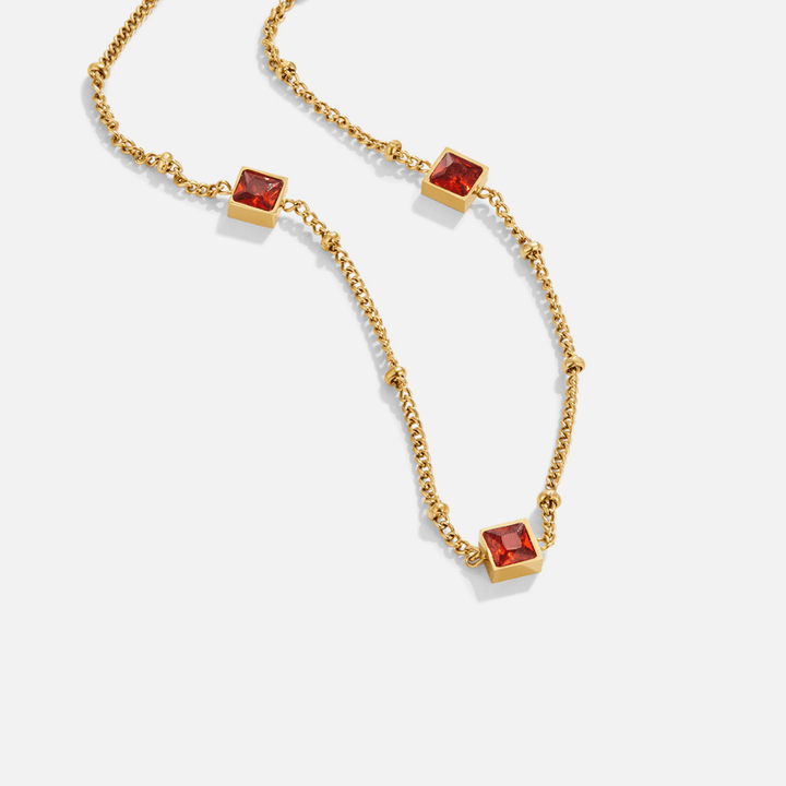 Scarlet Elegance Necklace