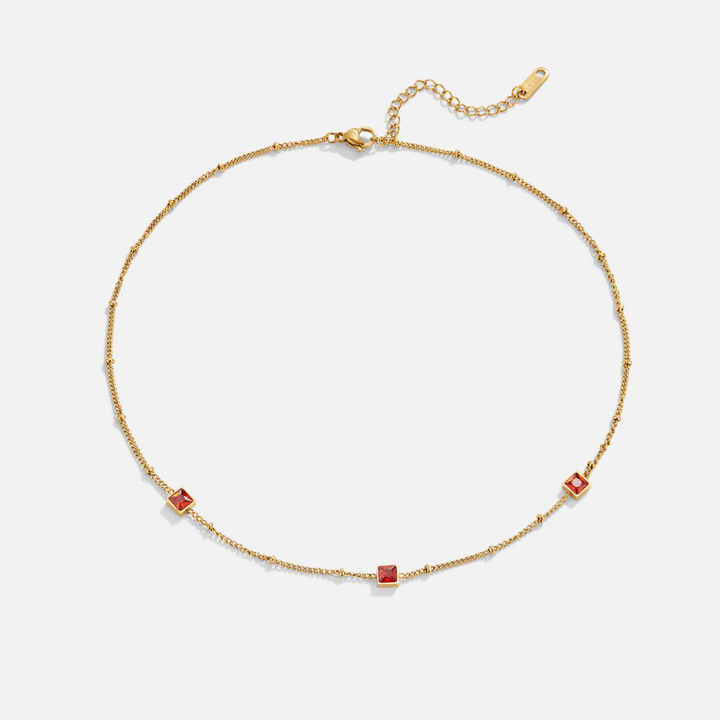 Scarlet Elegance Necklace