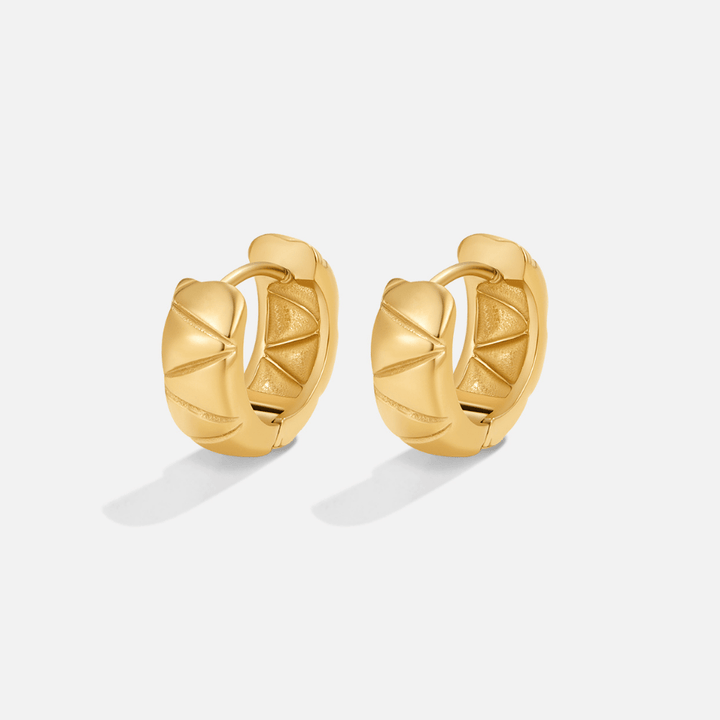 Allison's Bold Charm Hoops