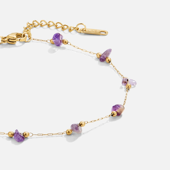 Amethyst Dream Anklet