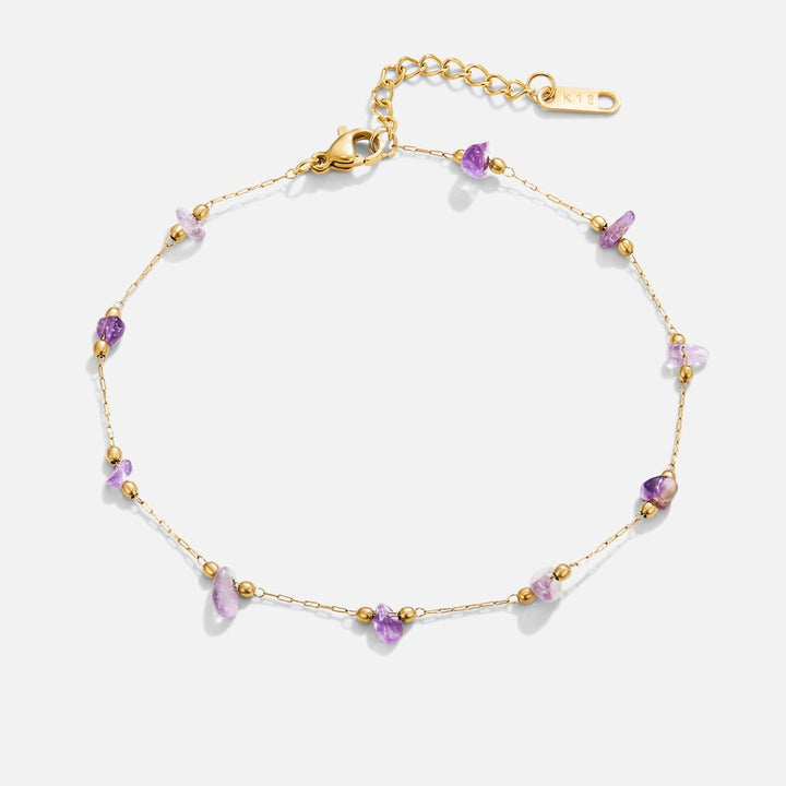 Amethyst Dream Anklet