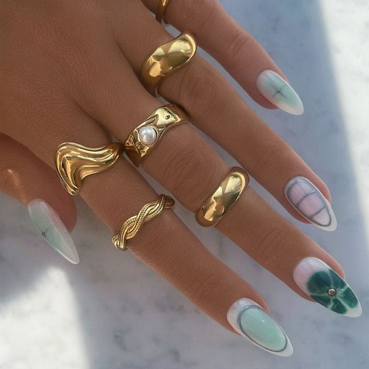 Tiki Pearl Ring