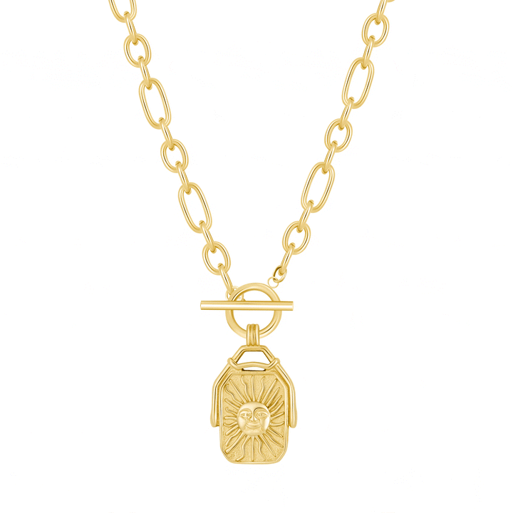 Sunrise TBar Necklace
