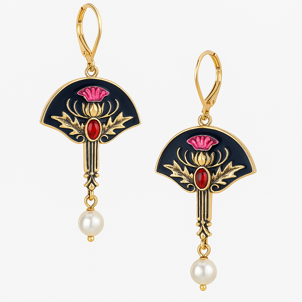 Crimson Dream Boho Earrings