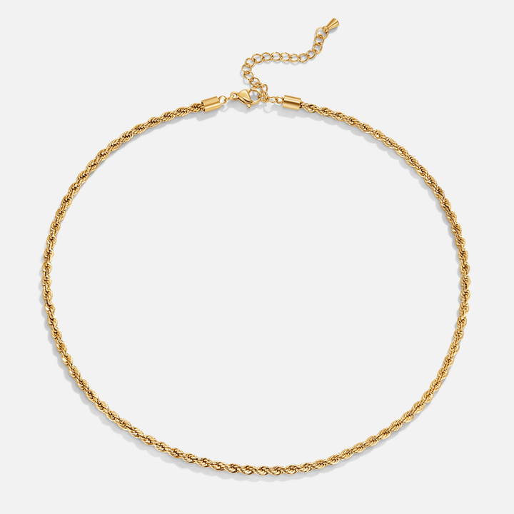 Twisted Elegance: Calla Gold Necklace