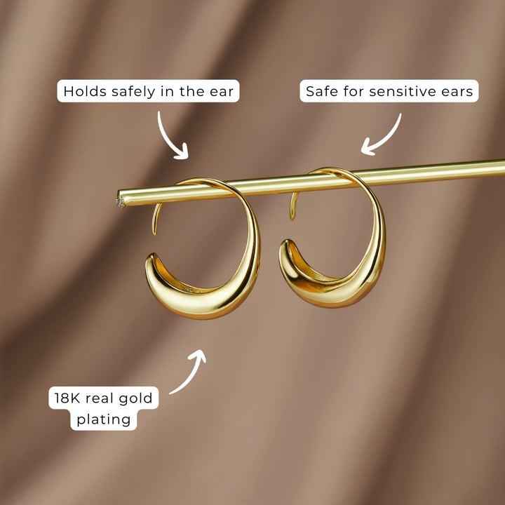 Cina - Boucles d'oreilles créoles