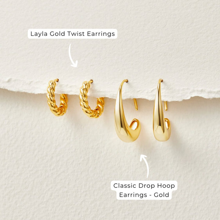 Cina - Boucles d'oreilles créoles