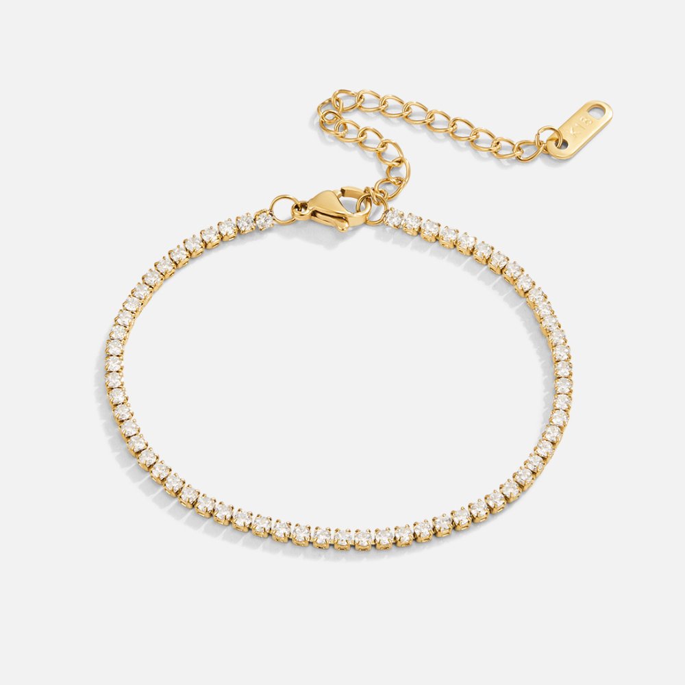 Radiant Tennis Charm: Cordelia Bracelet