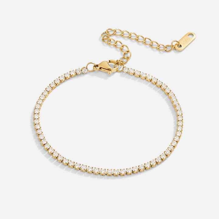 Radiant Tennis Charm: Cordelia Bracelet
