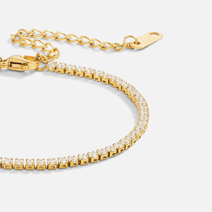 Radiant Tennis Charm: Cordelia Bracelet