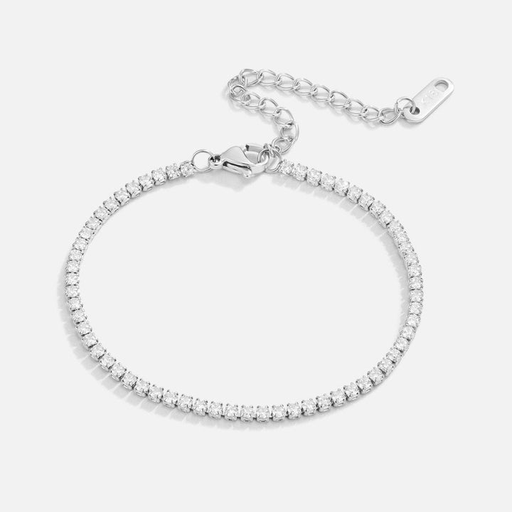 Radiant Tennis Elegance: Cordelia Bracelet