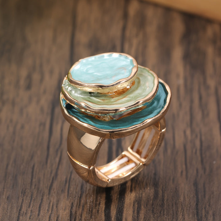 Bague Boho à Trois Couches