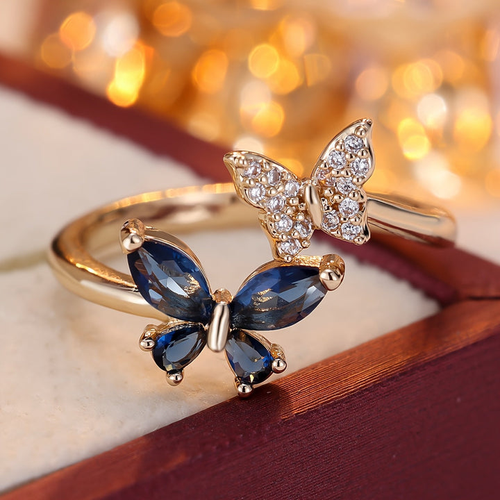 Butterfly Grace Open Ring