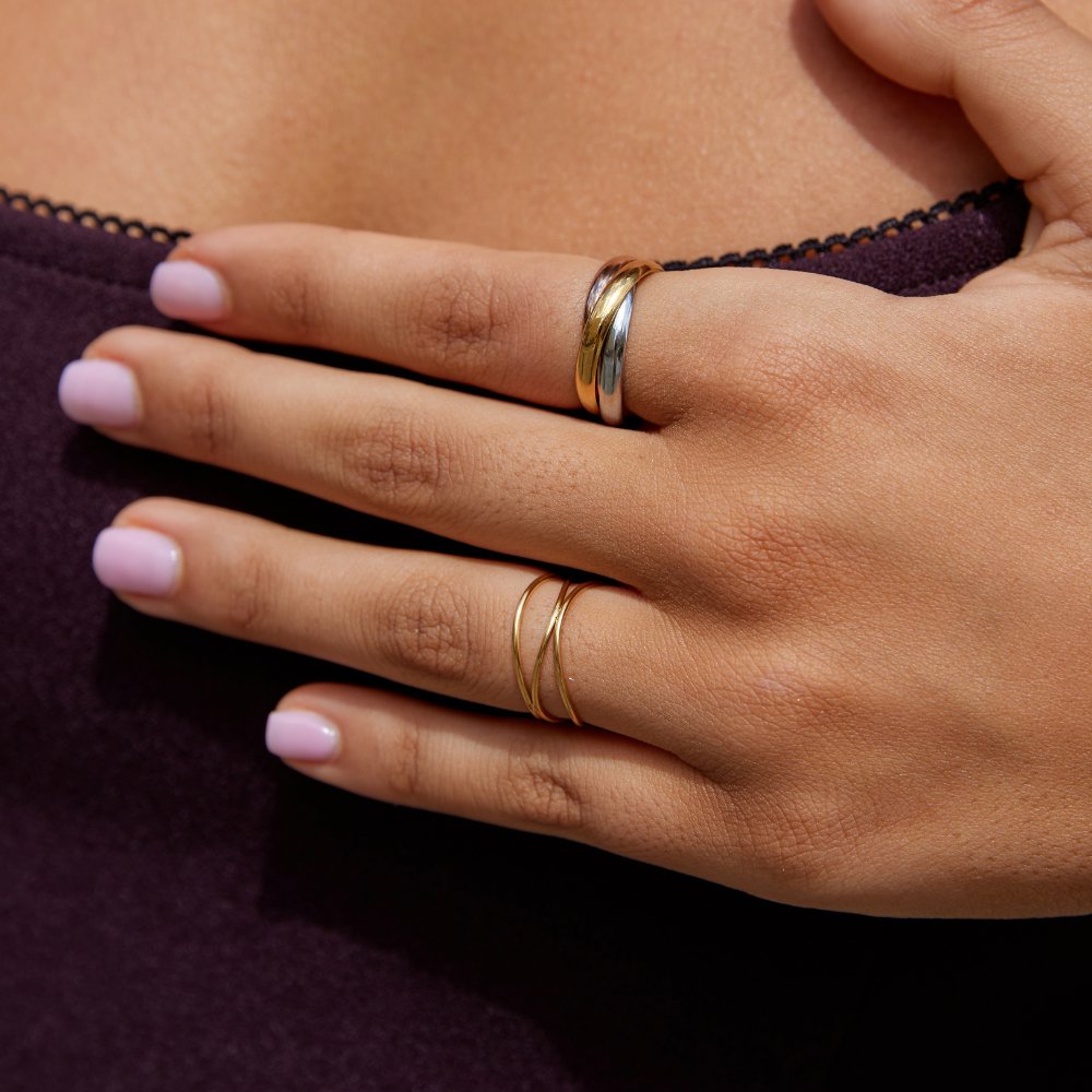 Trio Twirl Ring: Elena Edition