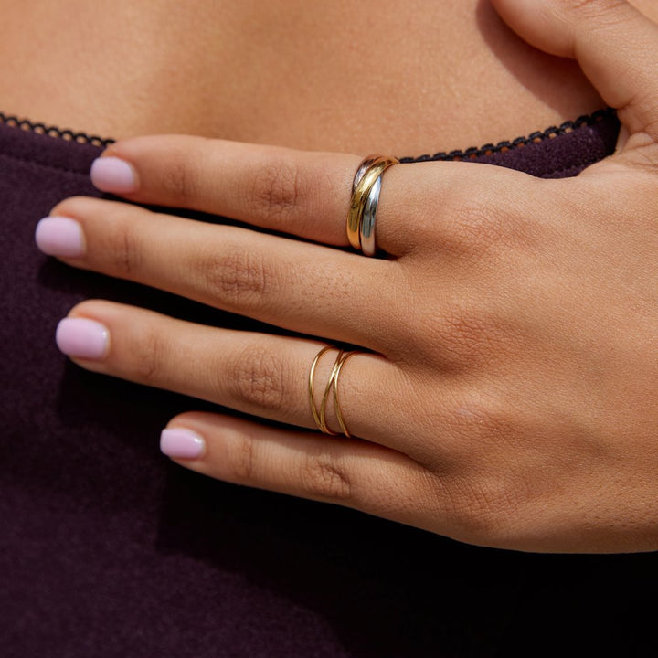 Trio Twirl Ring: Elena Edition