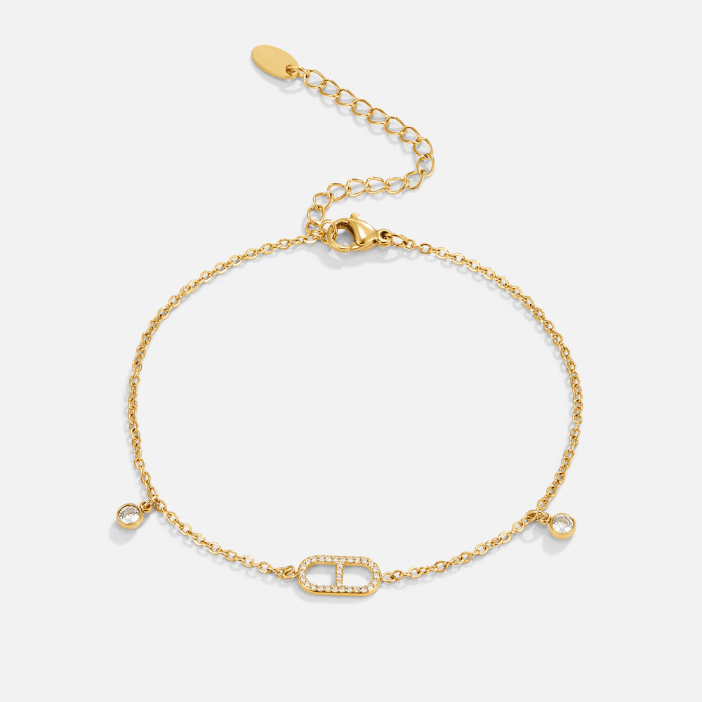 Eliza's Golden Glow Ankle Bracelet