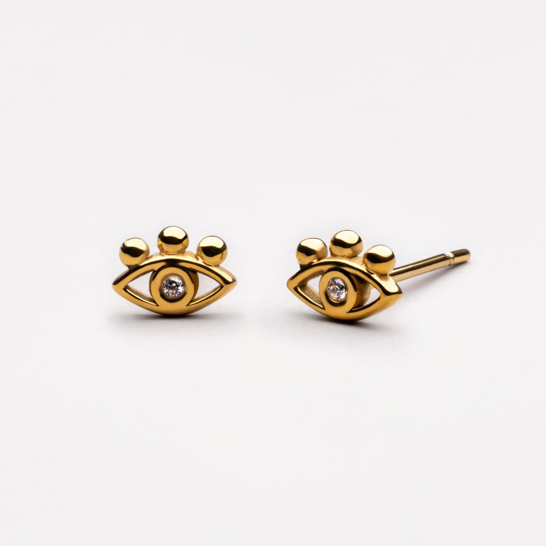 Éclat Mystique – Boucles d’Oreilles Œil Malin