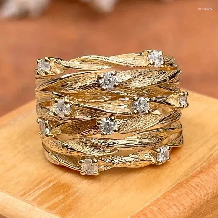 Sunlit Whisper Ring
