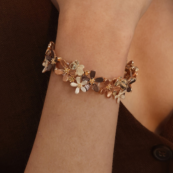 Boho Bloom Charm Bracelet
