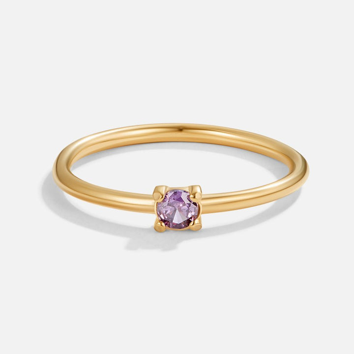 February's Radiant Elegance Ring
