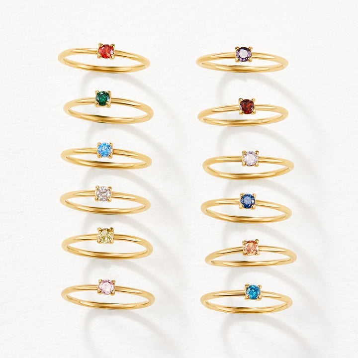 February's Radiant Elegance Ring