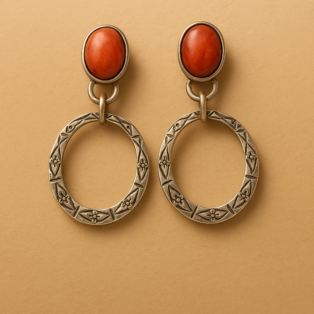 Retro Chic Onyx Dream Earrings