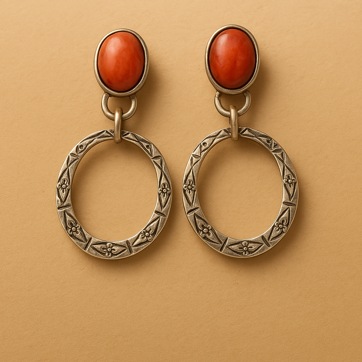 Retro Chic Onyx Dream Earrings