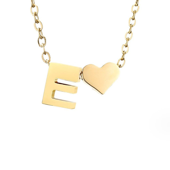 Amour Éternel: Personalized Letter Necklace