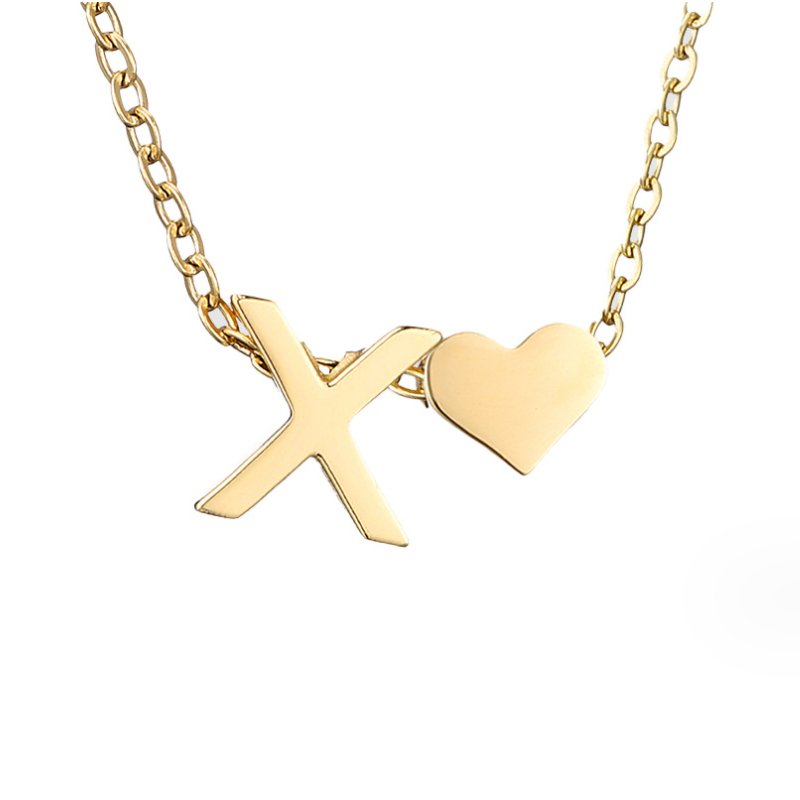 Amour Éternel: Personalized Letter Necklace