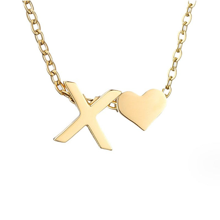 Amour Éternel: Personalized Letter Necklace
