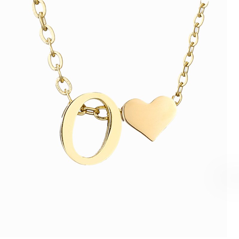 Amour Éternel: Personalized Letter Necklace