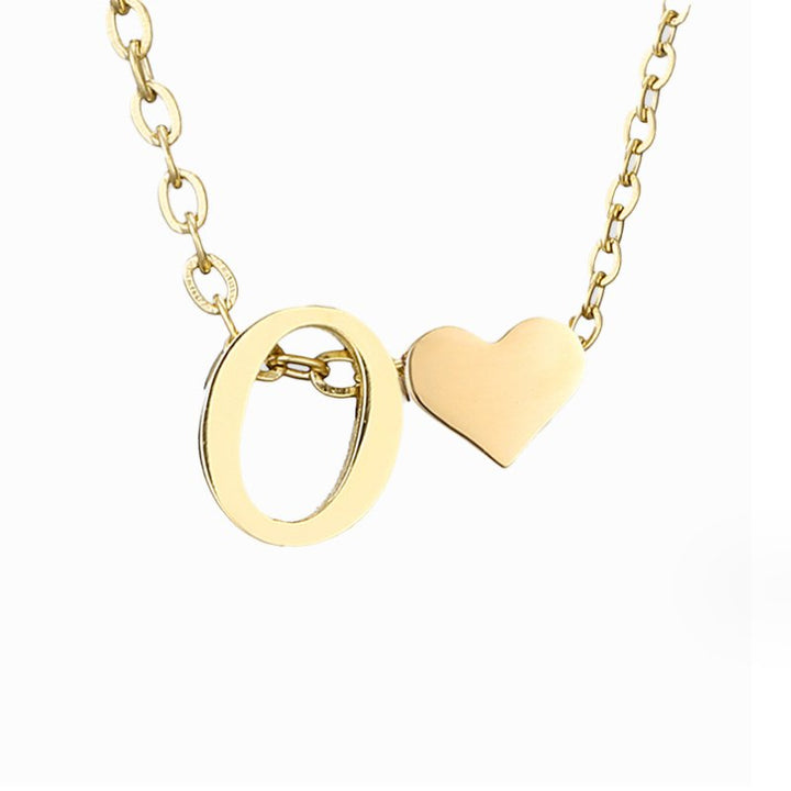 Amour Éternel: Personalized Letter Necklace