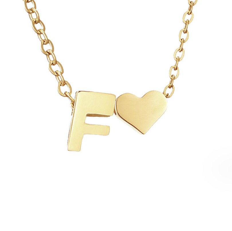 Amour Éternel: Personalized Letter Necklace
