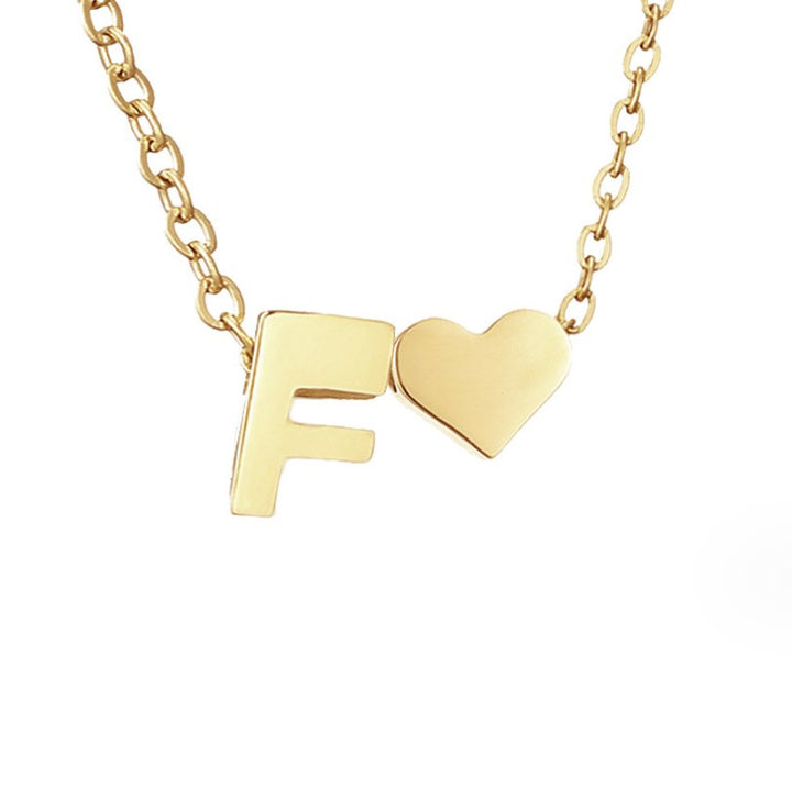 Amour Éternel: Personalized Letter Necklace