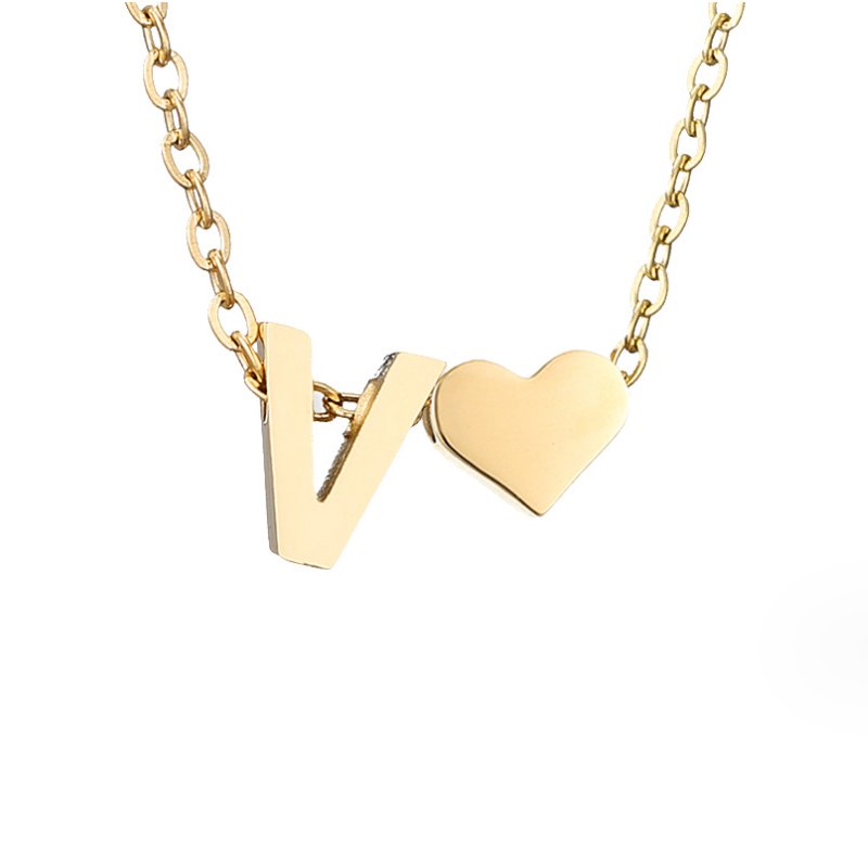 Amour Éternel: Personalized Letter Necklace