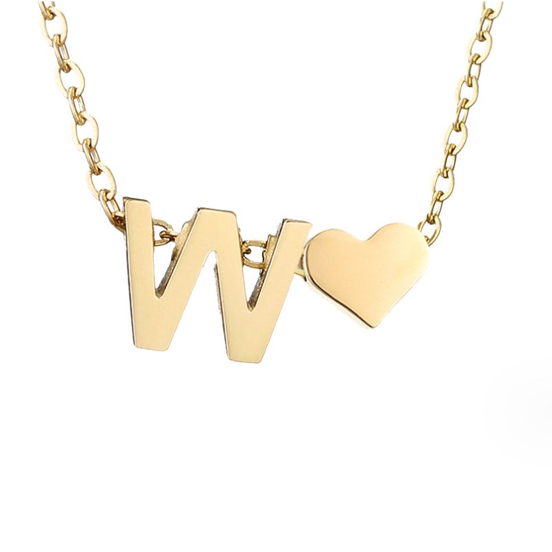 Amour Éternel: Personalized Letter Necklace