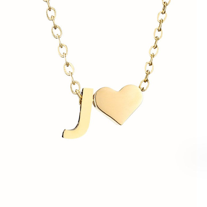 Amour Éternel: Personalized Letter Necklace