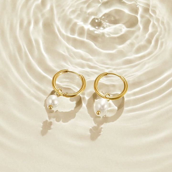 Perles Nacrées – Boucles Bella