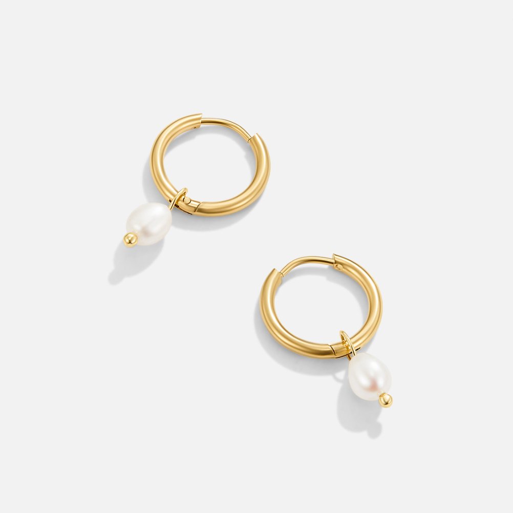 Perles Nacrées – Boucles Bella
