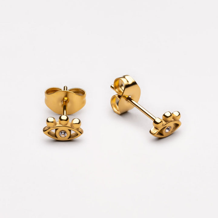 Éclat Mystique – Boucles d’Oreilles Œil Malin
