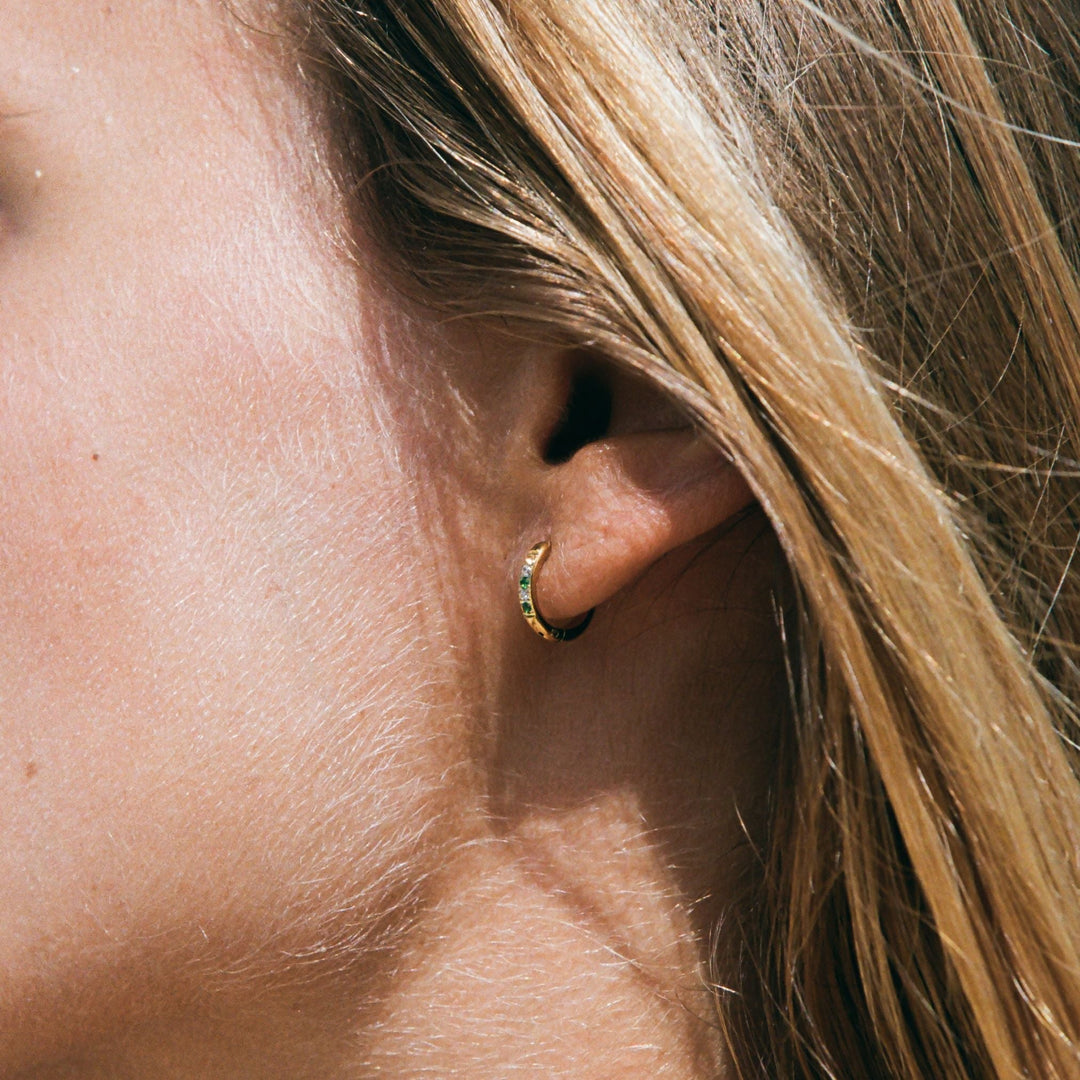 Boucles d’oreilles Éclat Oasis Verte