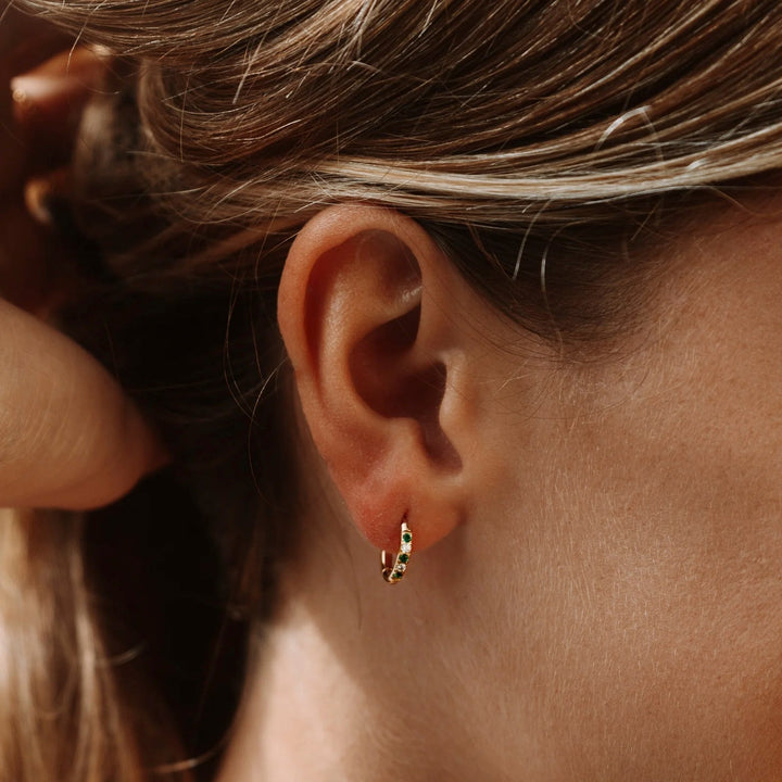Boucles d’oreilles Éclat Oasis Verte