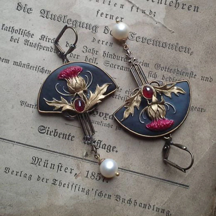 Crimson Dream Boho Earrings