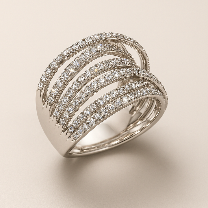 Vintage Sparkle Stack Ring