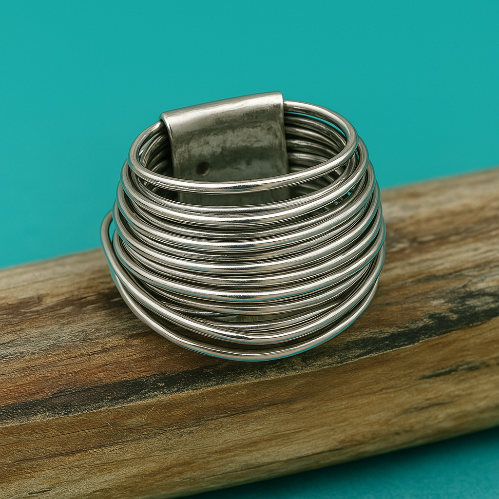 Vintage Layered Charm Ring