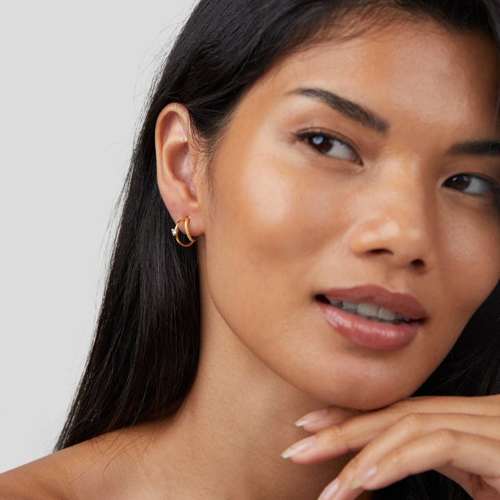 Larmes de Lumière – Boucles d’oreilles en cristal Artie