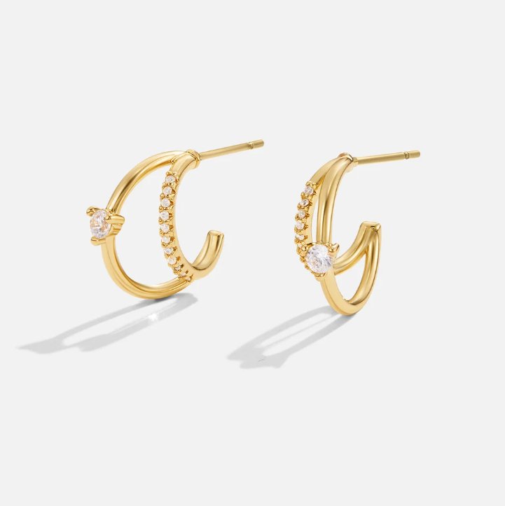 Larmes de Lumière – Boucles d’oreilles en cristal Artie