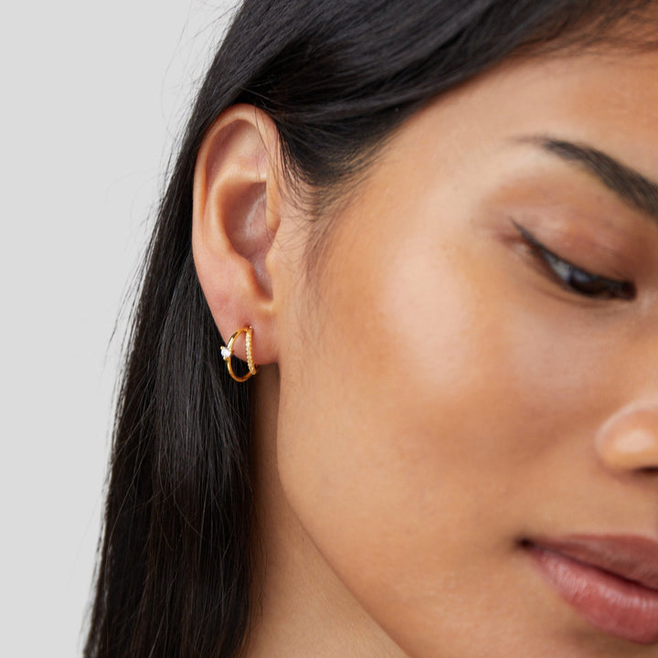 Larmes de Lumière – Boucles d’oreilles en cristal Artie